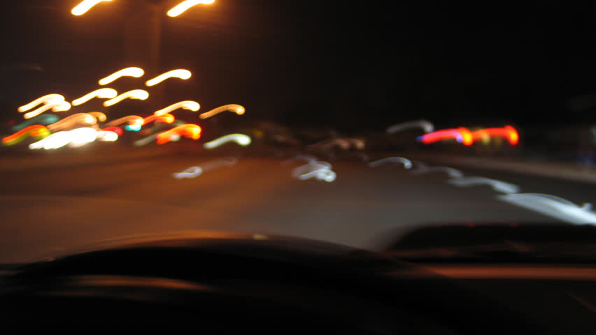 Drive City Night Timelapse