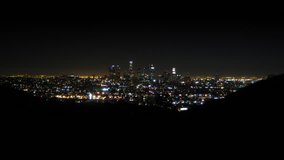 Los Angeles City Skyline Night