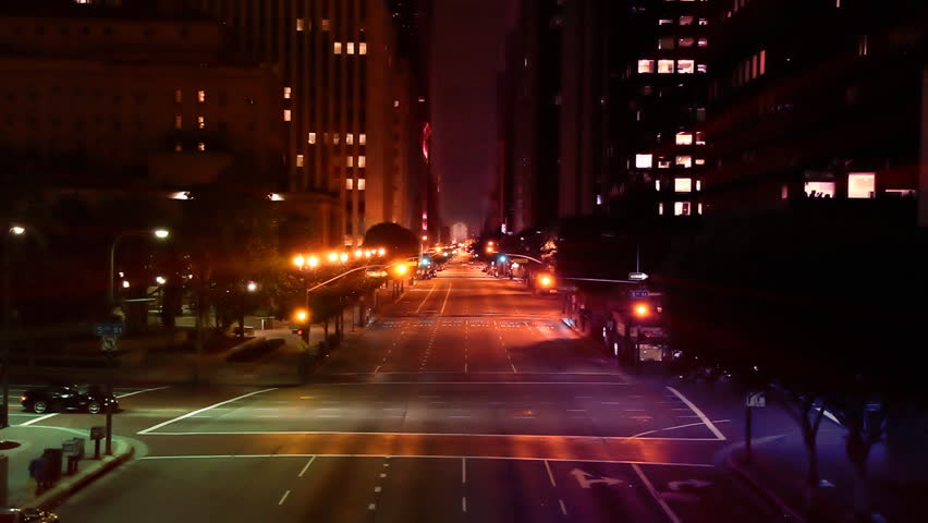 Quiet Streets at Night, Downtown Los Angeles