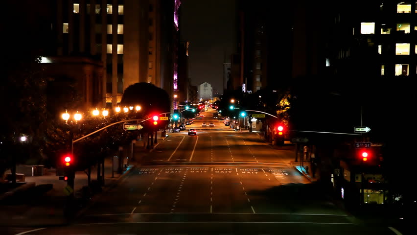 Quiet Streets at Night, Downtown Los Angeles