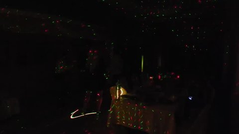 Laser show and disco