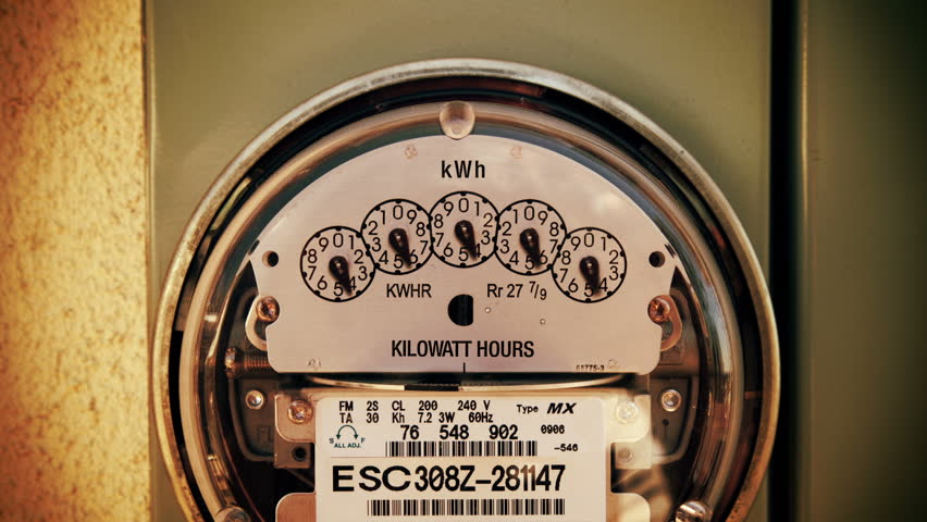 Electricity Meter Time-lapse Zoom