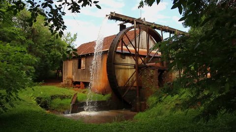 watermill is wheeling for marking energy - Roda de Ã�gua