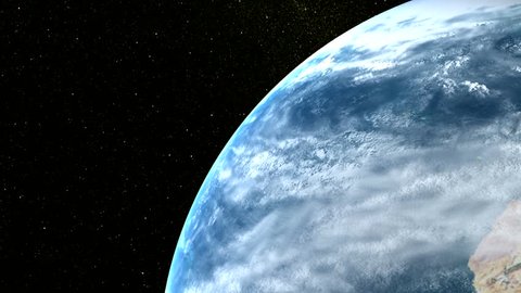 Highly Detailed Earth Rotation Hd 1080p Stock Footage Video (100% ...