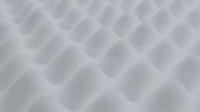 Surface of mattress made of modern foam close-up slow tilt 4K 2160p 30fps UltraHD footage - Tilting over latex and foam orthopedic bed back support 4K 3840X2160 UHD video