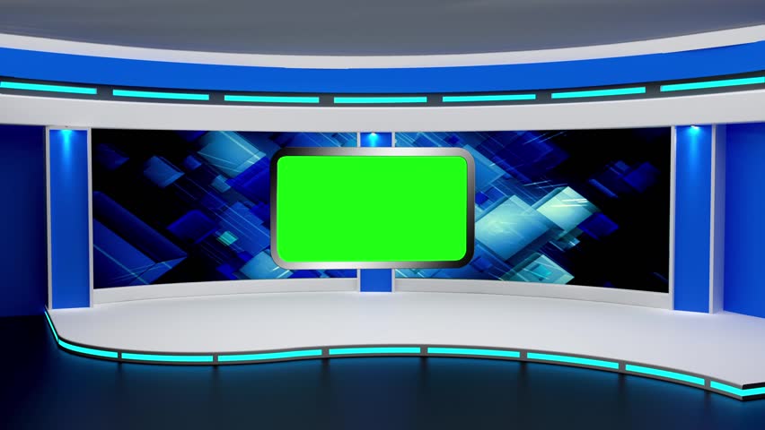 News Tv Studio Set Stock Footage Video 100 Royalty Free Shutterstock