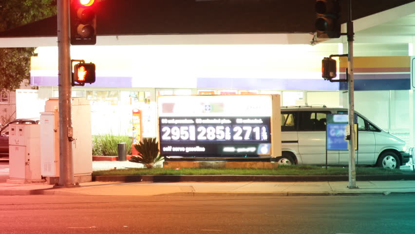 Gas Station Time Lapse - HD