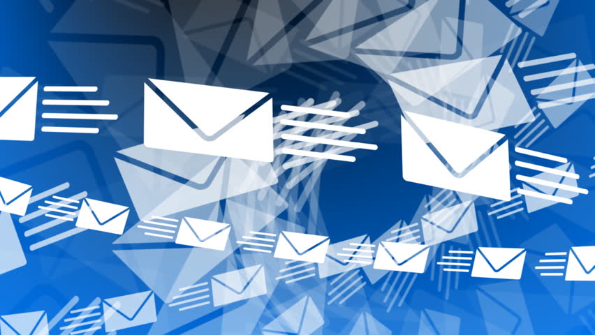 Email Envelopes Flying Animation