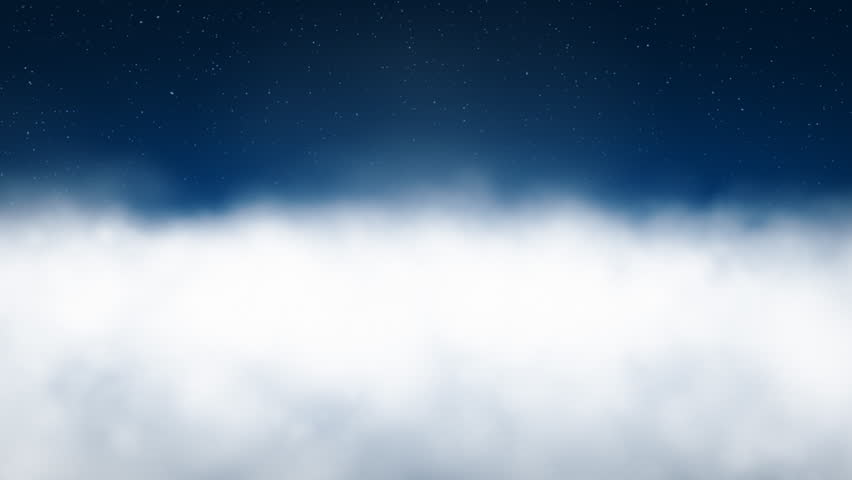 Flying Through The Clouds with Stars
