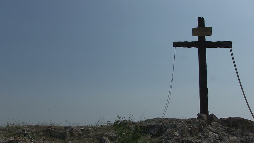 Calvary Hill Outside Ancient Jerusalem Vid O De Stock 100 Libre De   1 