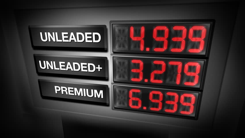 Gas Pump Prices Digital Animation