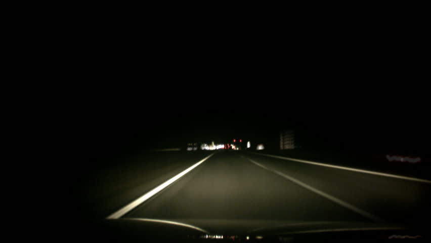 Germany Autobahn Night Driving