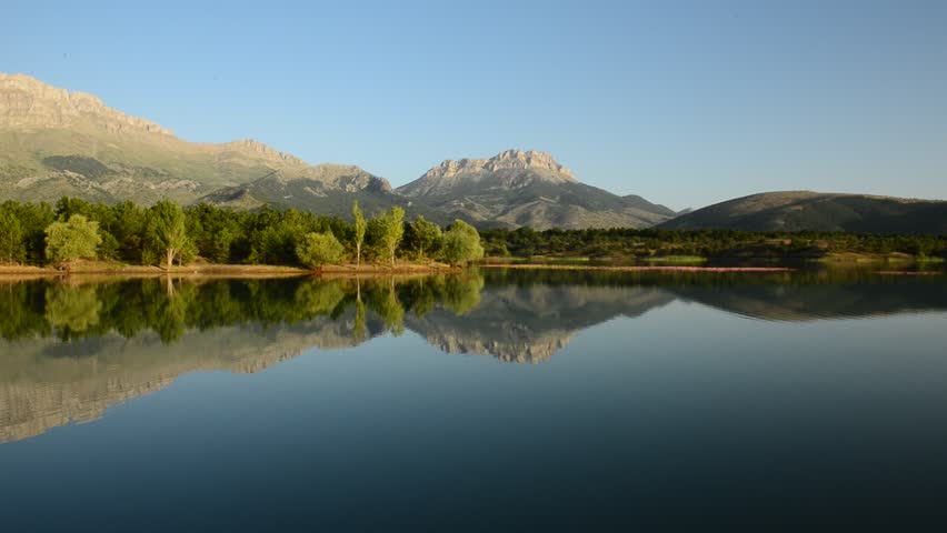 mountain lakes reflections