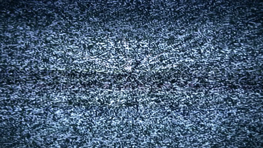 Touchscreen Reveals Static TV Noise