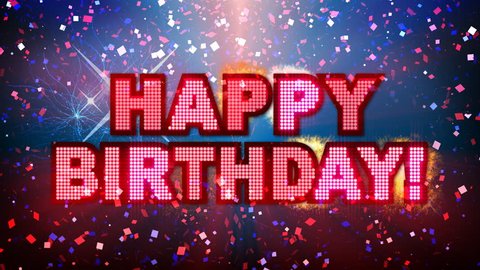 Happy Birthday Mega Party Stock Footage Video (100% Royalty-free ...