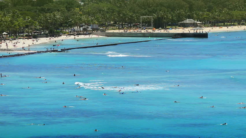 Tropical Beach Resort Paradise - Waikiki, Hawaii