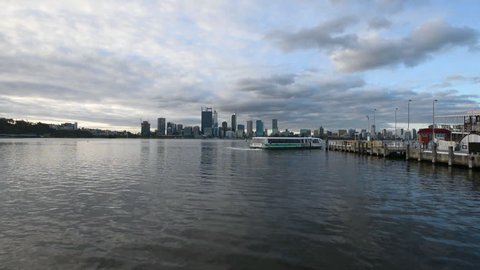 Before sunset at Perth City, Western Australia, Australia.
Perth, capital of Western Australia, where the Swan River meets the southwest coast.