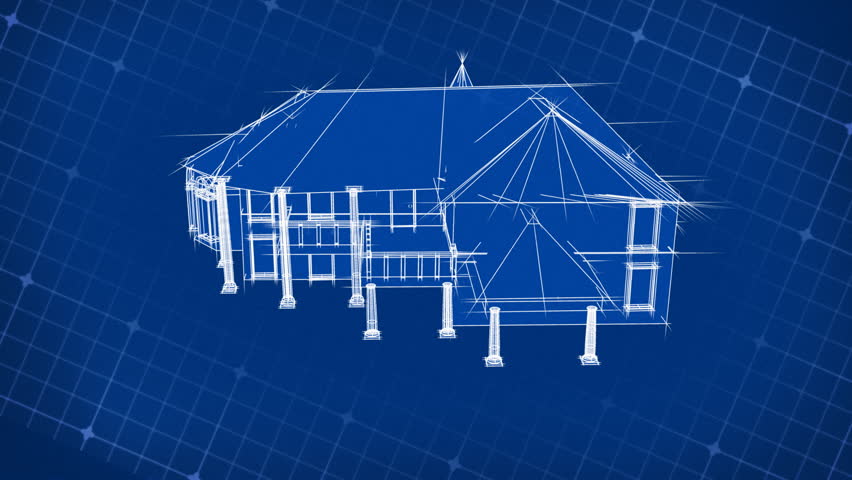 Blueprint House Design 3D