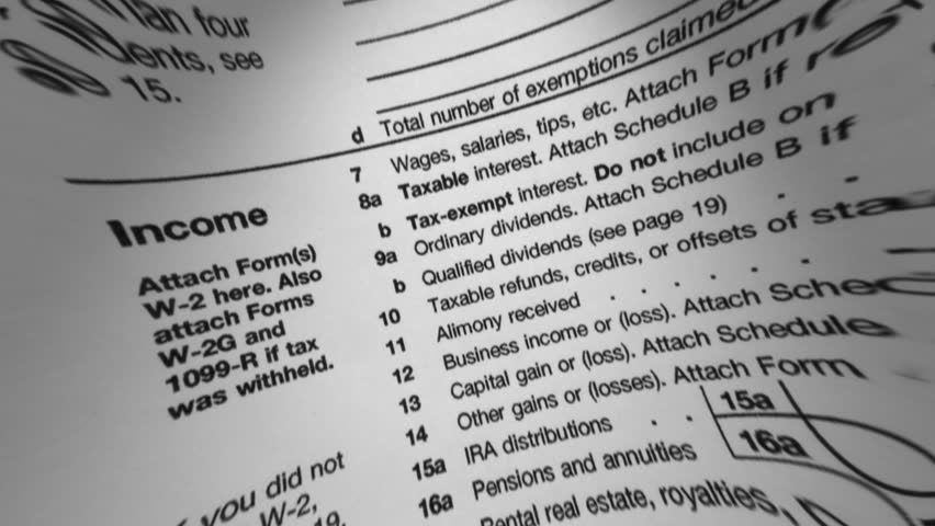 IRS 1040 Tax Form Macro