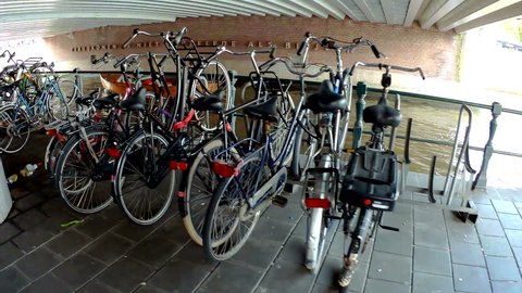 Bikes in Amsterdam Holland