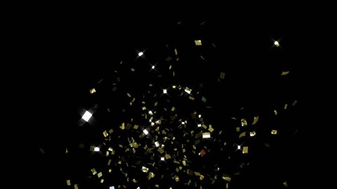 Single Cracker 2 Gold Confetti の動画素材 ロイヤリティフリー Shutterstock