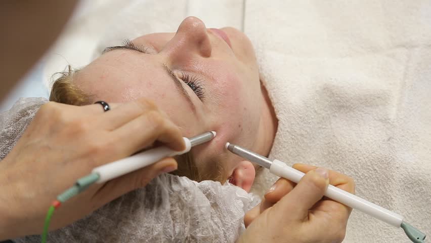 Proffesional beauty conducting electrolysis microcurrent