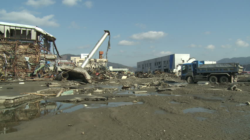 Tsunami Damaged Port In Japan