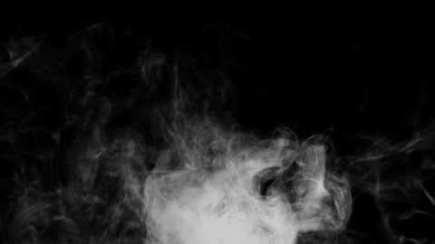 Fire Smoke from Bottom Up Black Background Use the composite mode Screen for transparency.