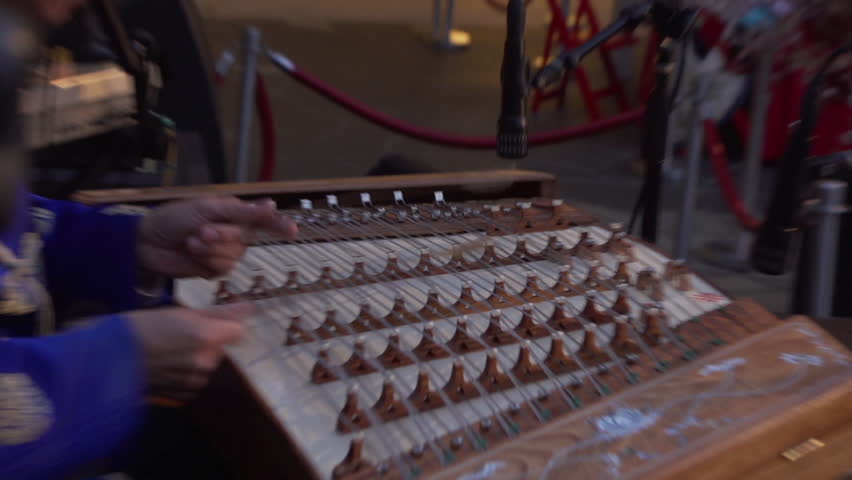 Quick zoom into a man