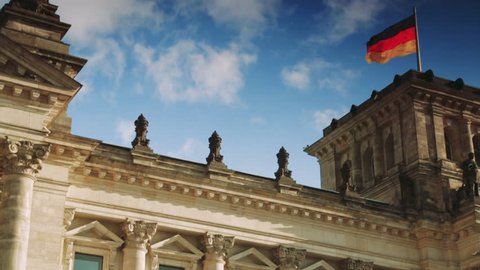 The historic Reichstag in Berlin. Junuary 26, 2016, Berlin, Germany