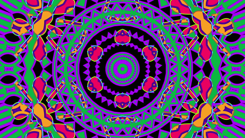 Colorful Vector Kaleidoscope