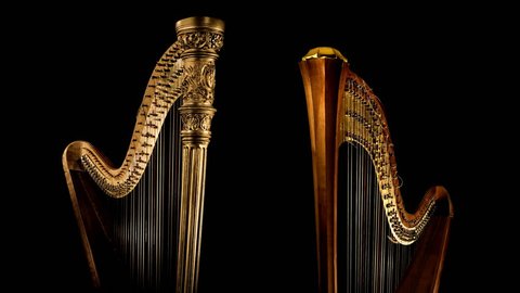 Golden Harps Animated My Photographs Stock Footage Video (100% Royalty ...
