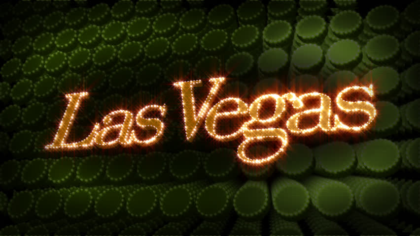 Las Vegas - Glitter Sparkle Text
