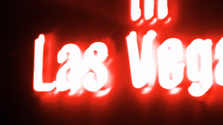 Las Vegas Red Neon Sign