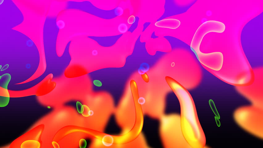 Psychedelic 60's Lava Lamp Blobs