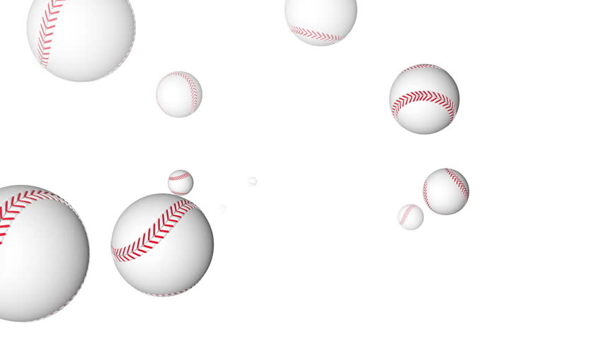 Baseballs Flying Animation