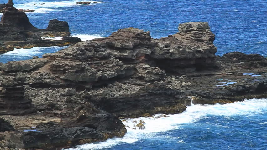 Rocky Pacific Coast Maui, Hawaii