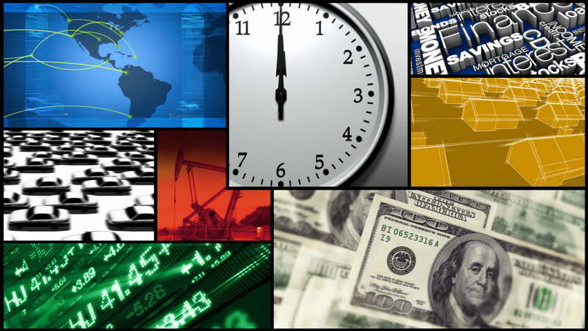 Montage - Time, Finance, Money, Business