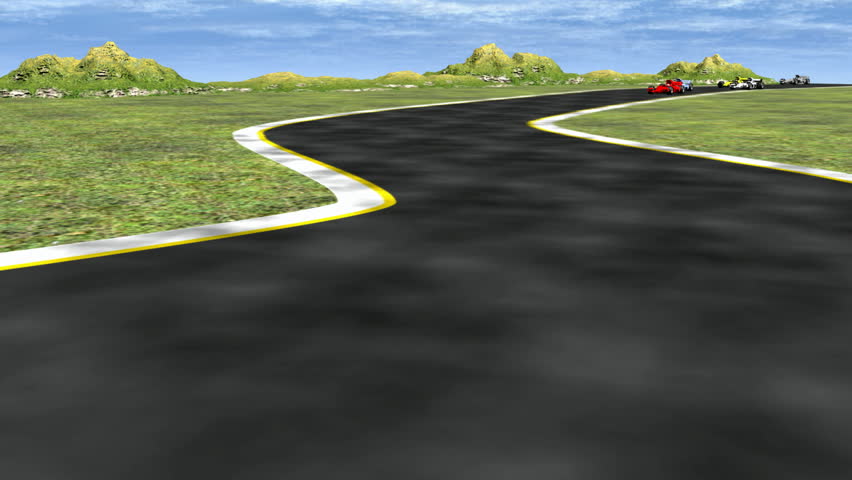 3D racing on track HD 1080i