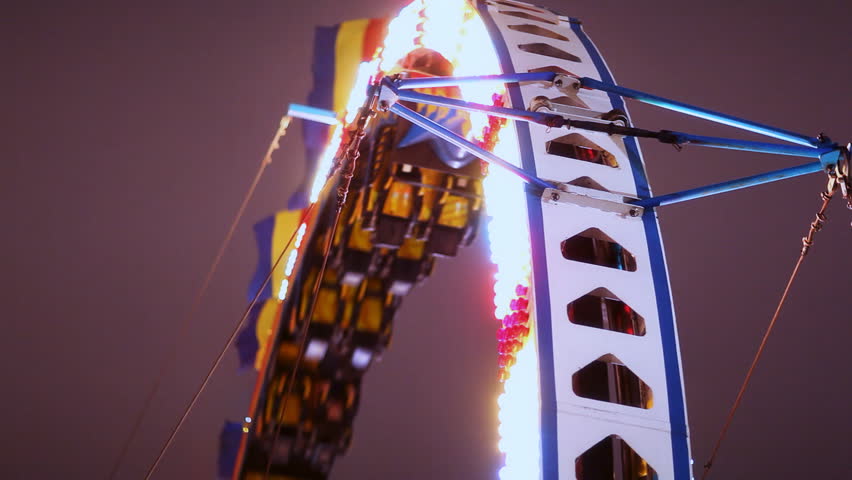 Roller Coaster at Carnival Midway