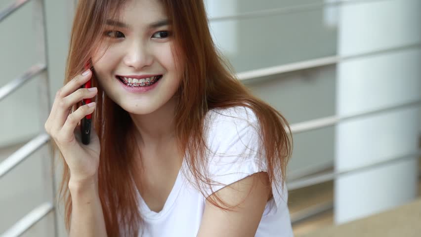 Asian young redhead POV