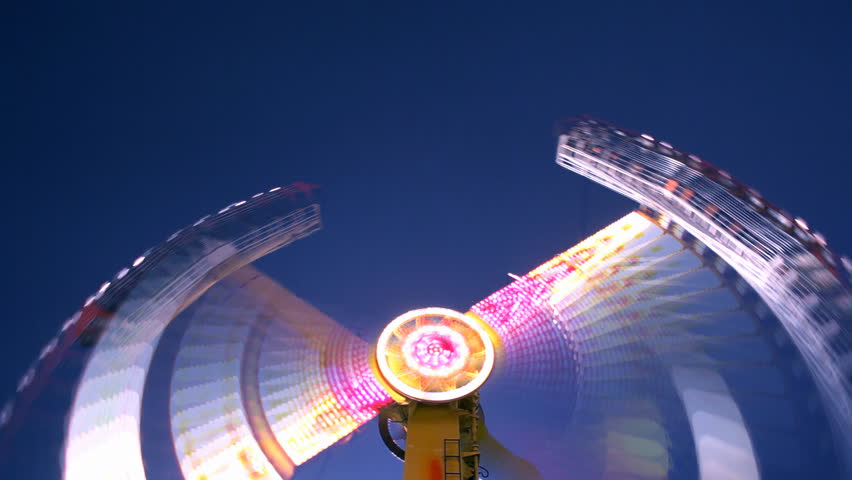 Carnival Ride at Midway Time-lapse
