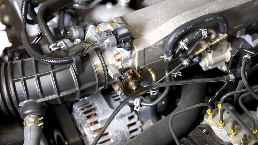 Car Engine Revving Close-up HD
