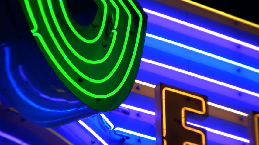Abstract Neon Sign