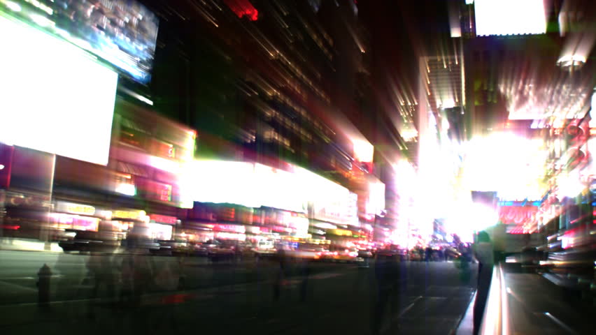 NYC Times Square City Lights Loop