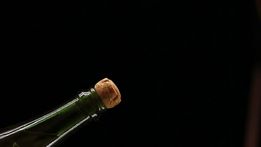 champagne cork exploding