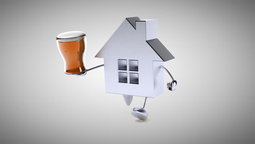 Real estate - Fun house with a beer