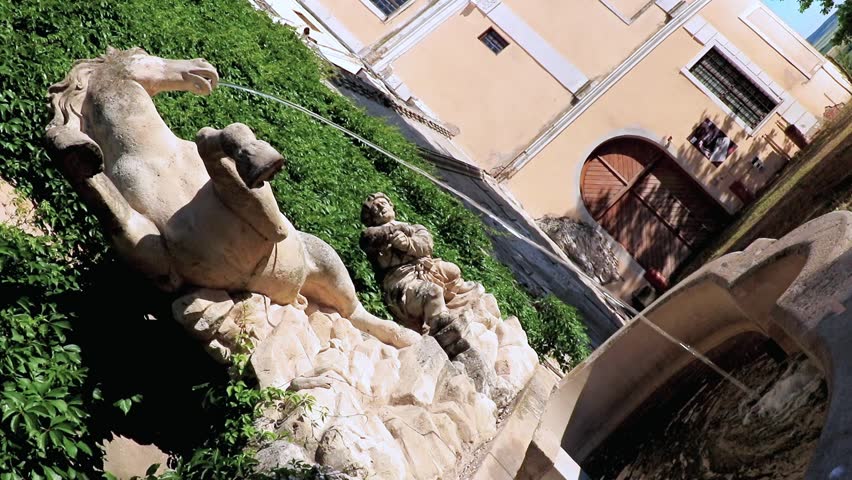 Baroque fountains for stables of the chateau in Mikulov