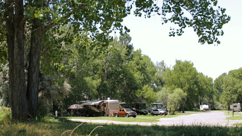 RV campground at Cherry Creek State Park.
