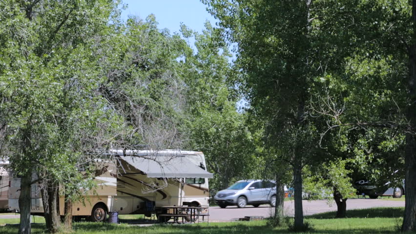 RV campground at Cherry Creek State Park.